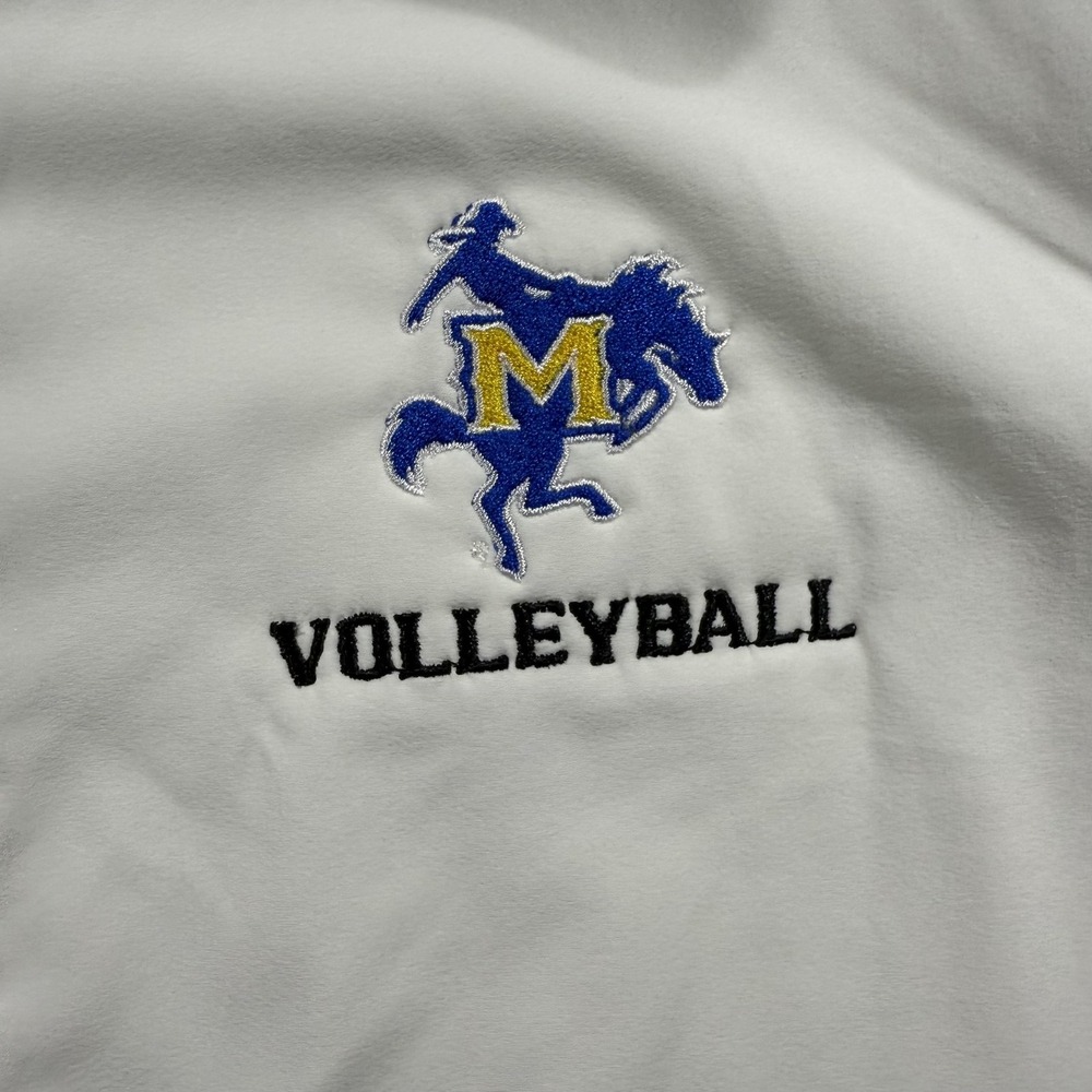 McNeese State Cowboys Jacket Womens XL White NCAA Volleyball Under Armour Storm - Picture 3 of 8